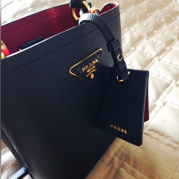 PRADA Small Saffiano Prada Panier Bag - Picture 4 of 9